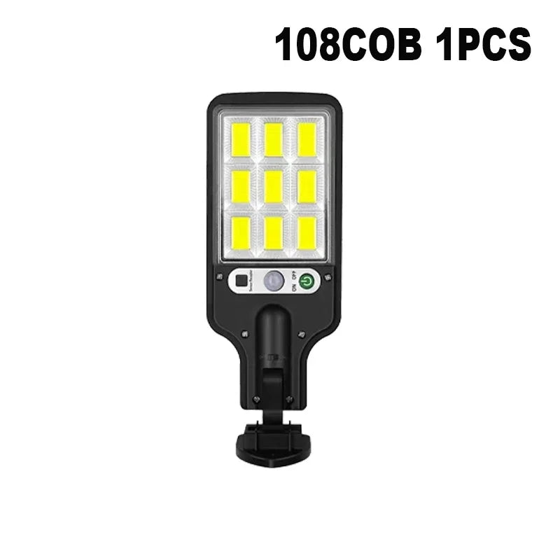 Outdoor Solar Light with 3 Mode Motion Sensor - LED Garden Wall Street Security Lamp