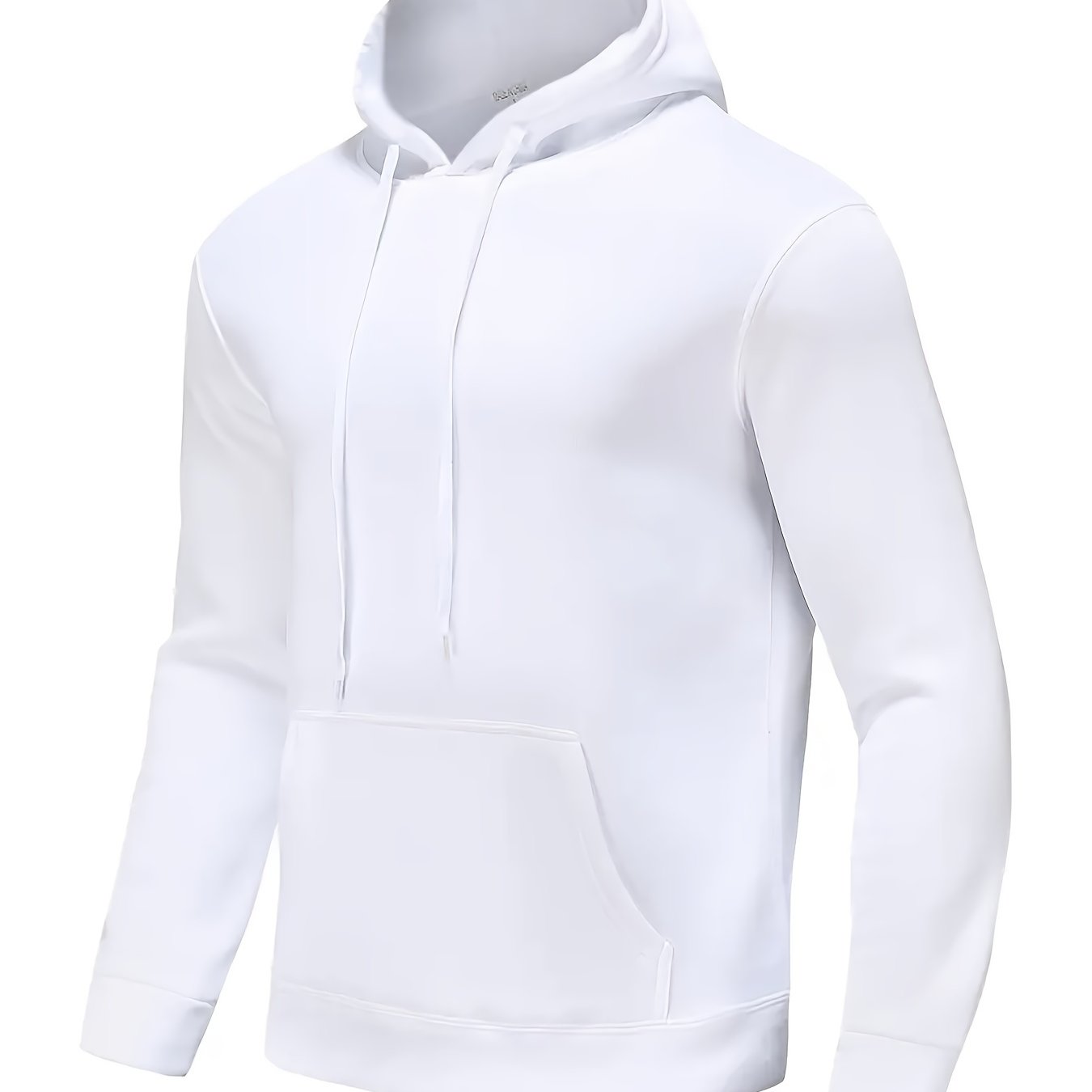 Men's Solid Color Hoodies, Casual Loose Fit Drawstring Hooded Sweatshirt With Pocket Best Sellers