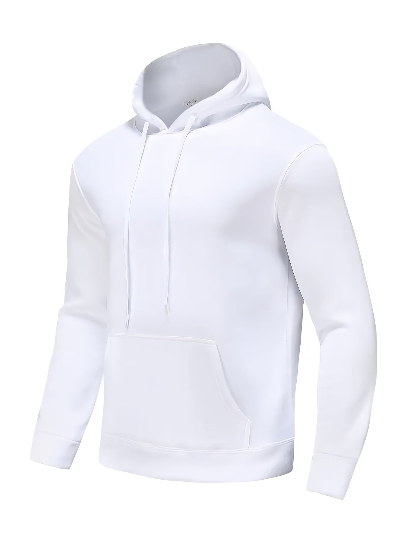 Men's Solid Color Hoodies, Casual Loose Fit Drawstring Hooded Sweatshirt With Pocket Best Sellers