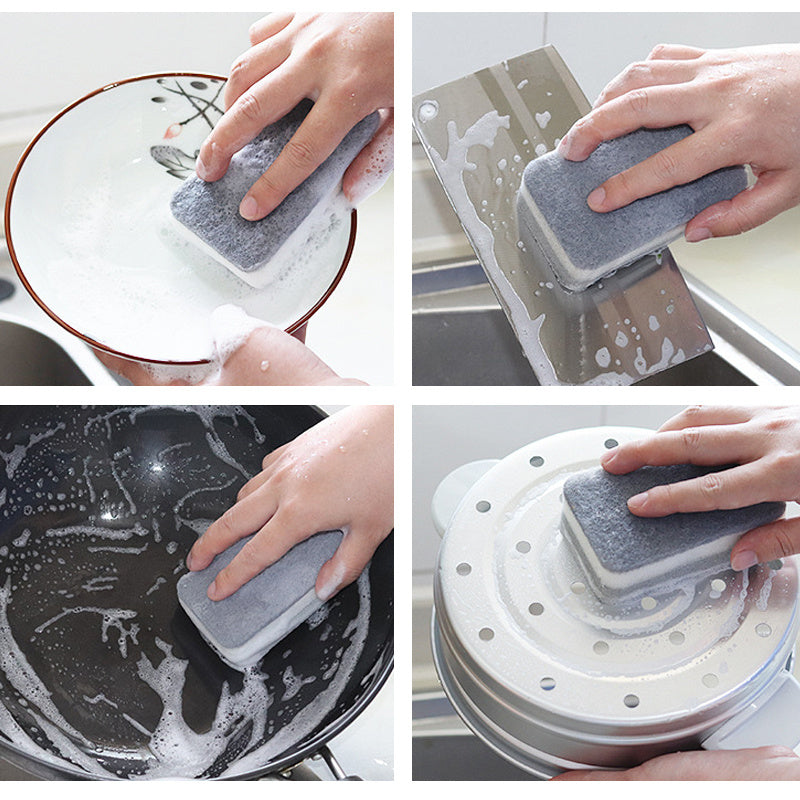 Double-sided Cleaning Spongs Household Scouring Pad Kit